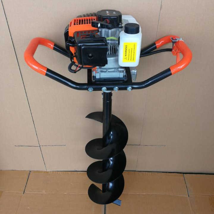 tree planting earth auger 52CC 44F-5 Heavy duty Ground Earth Auger with 150mm metal blade drill